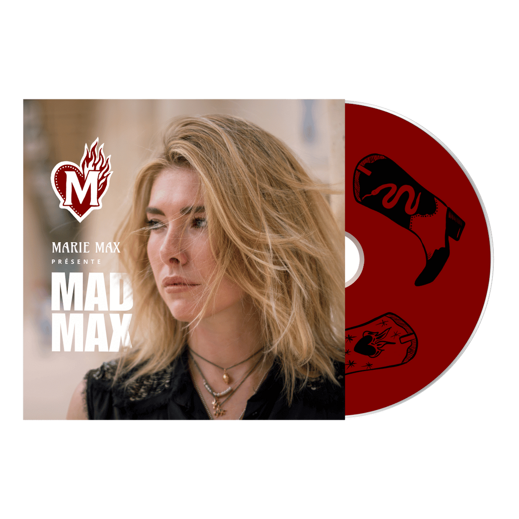 Pochette de l'album Marie Max présente Mad Max composée d'une photo portrait de l'artiste 
