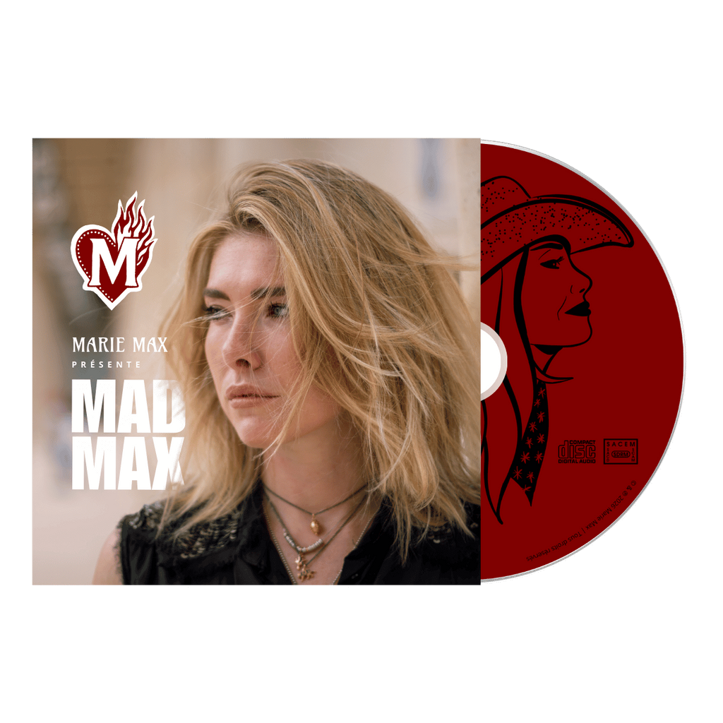 Pochette de l'EP Marie Max présente Mad Max composée d'une photo portrait de l'artiste 