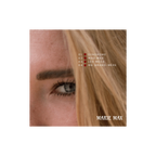 Dos de la pochette de l'EP 4 morceaux de Marie Max composé du tracklist et d'une photo zoomée dans l'œil de l'artiste