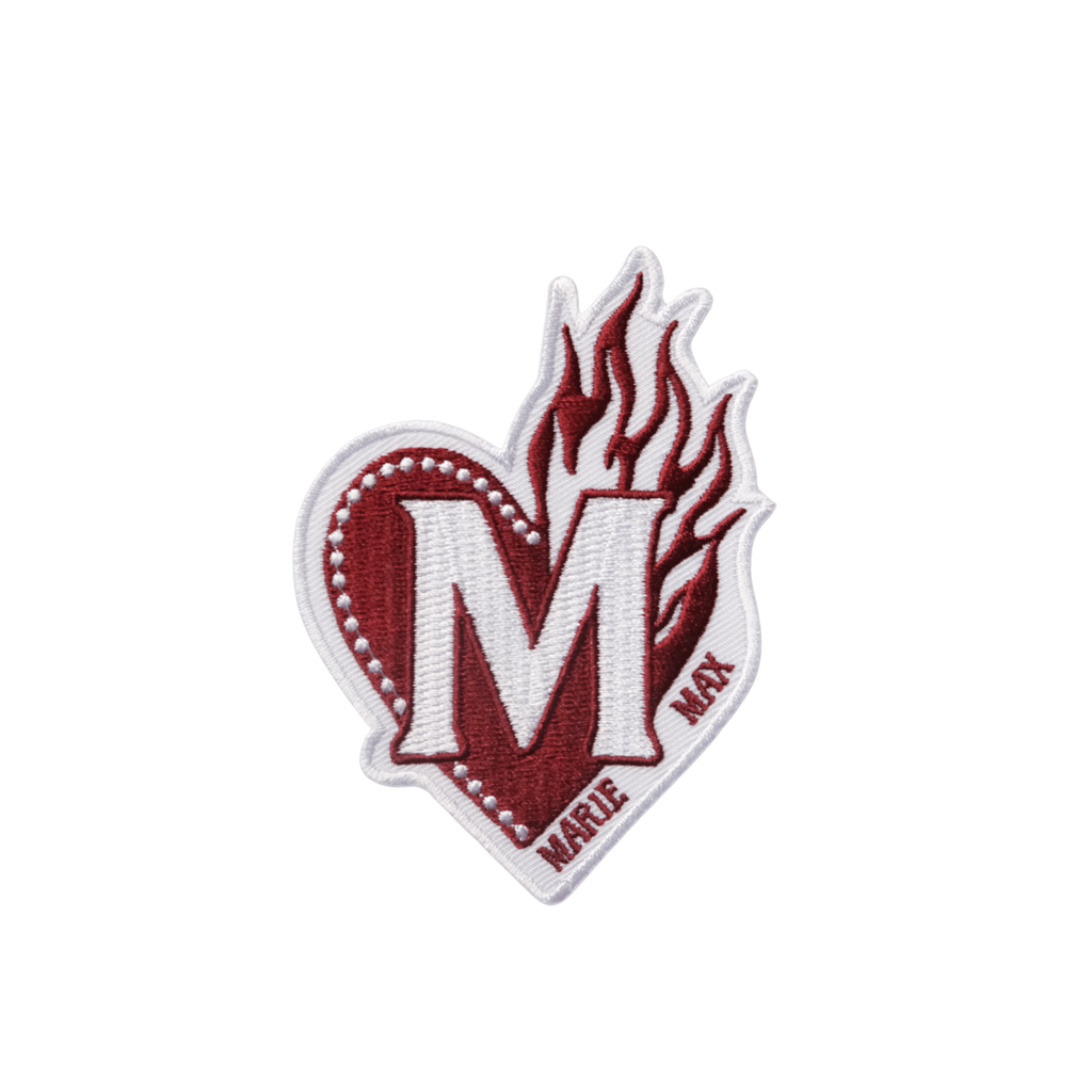 Patch écusson thermocollant représentant le logo Marie Max