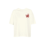 T-shirt Marie Max écru avec logo sur le cœur